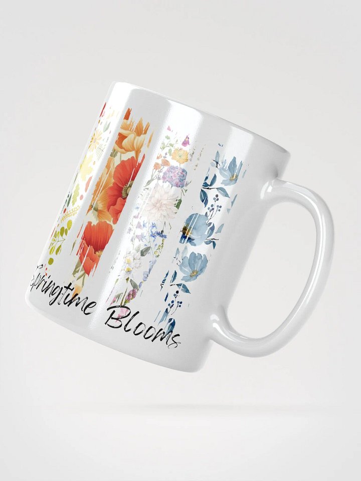 Springtime Blooms White Glossy Mug product image (4)