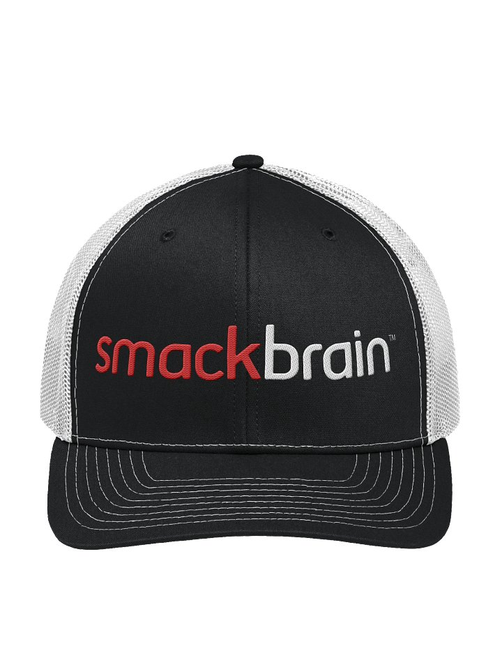 Black & White Snapback Trucker Hat product image (2)