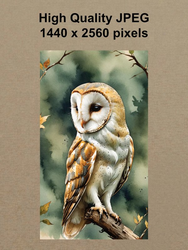 Barn Owl Phone Wallpaper product image (2)