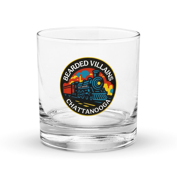 Chattanooga Bearded Villains Rocks Glass product image (1)