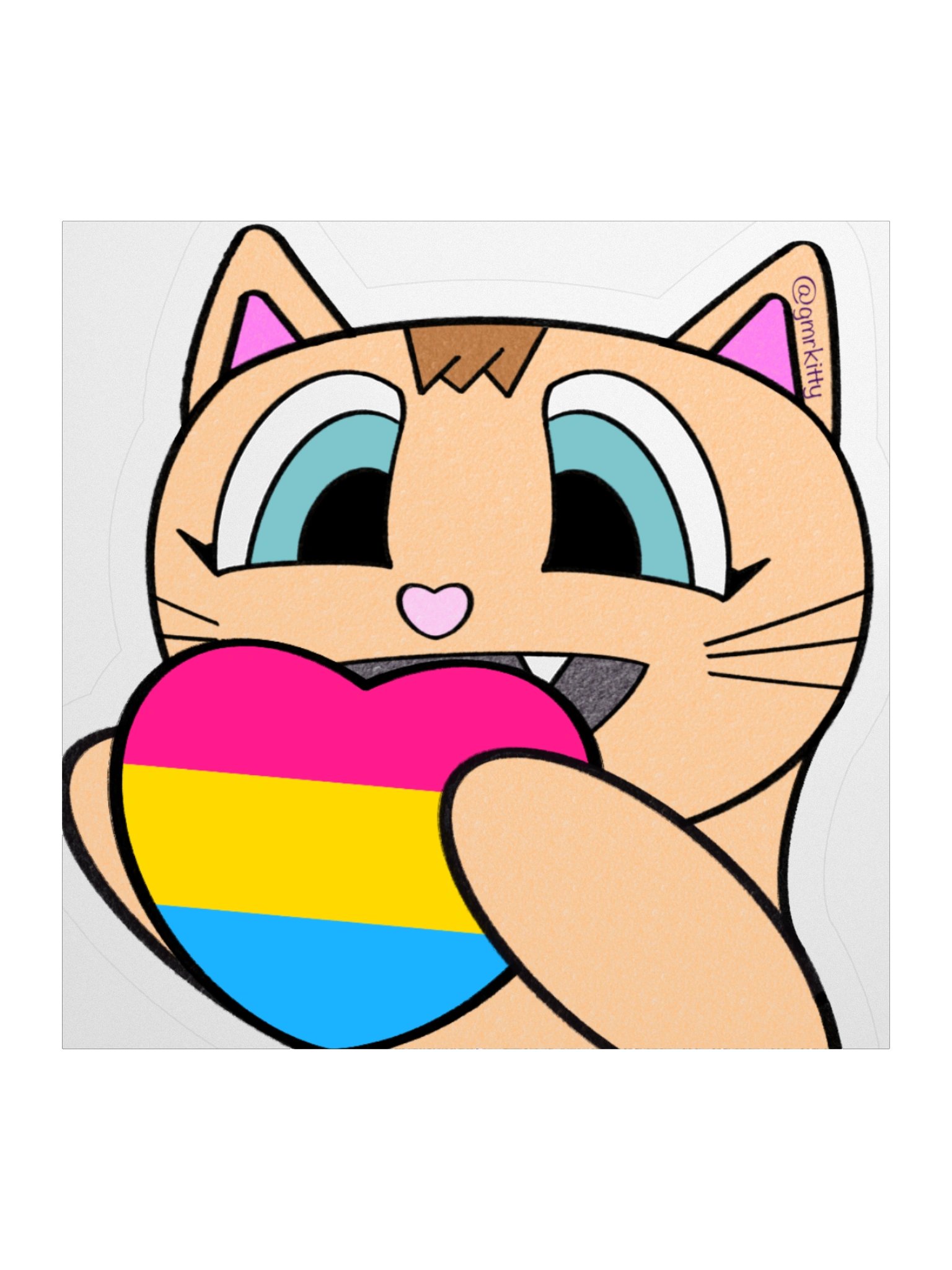 Pan Pride Kitty Sticker product image (2)