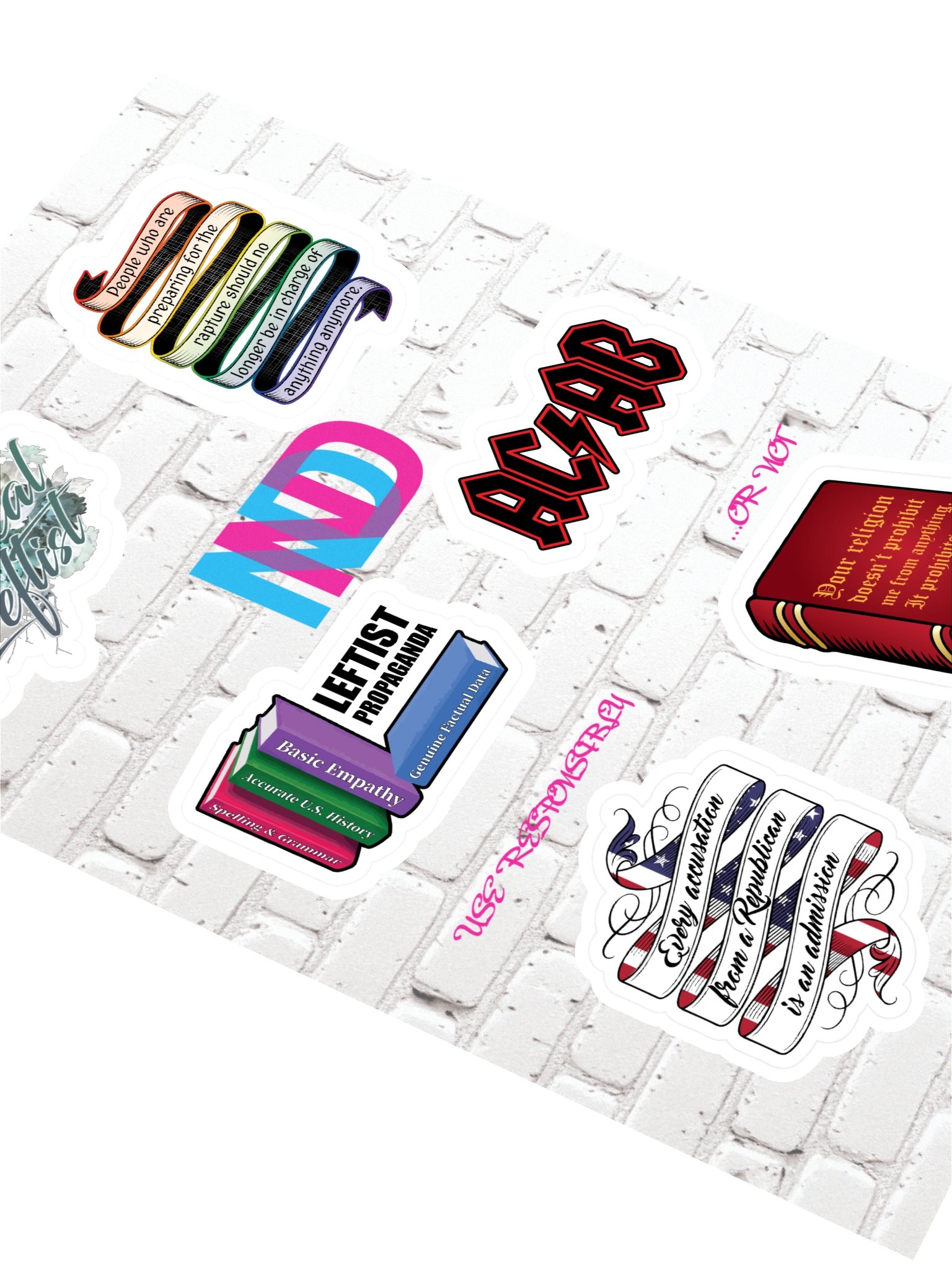 Leftist Sticker Sheet product image (2)