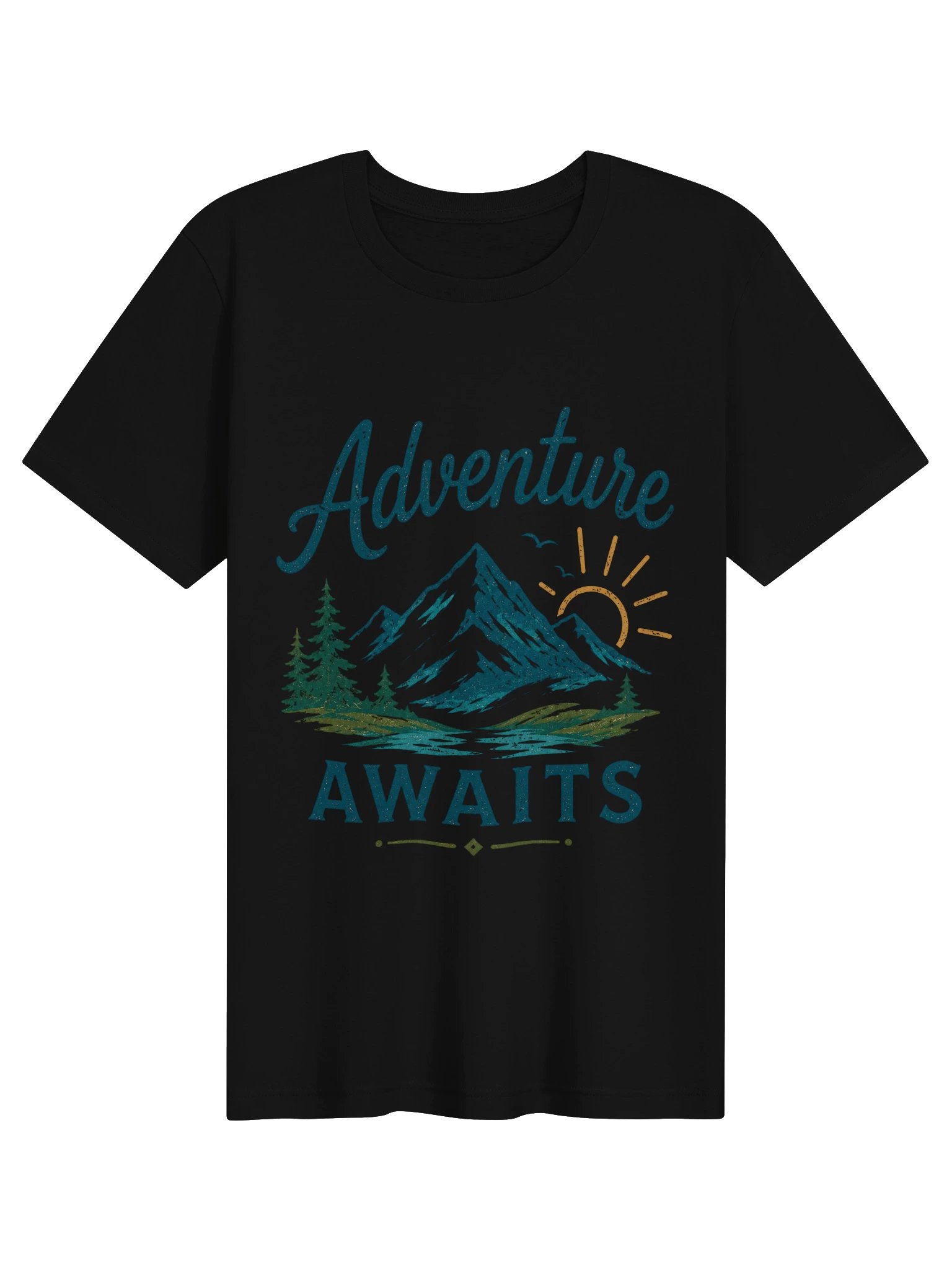 Adventure Awaits™ Vintage Camping & Travel T-Shirt product image (1)