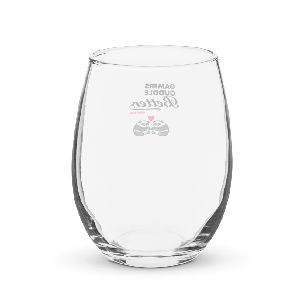 Gamers Cuddle Better Wine Glass product image (2)