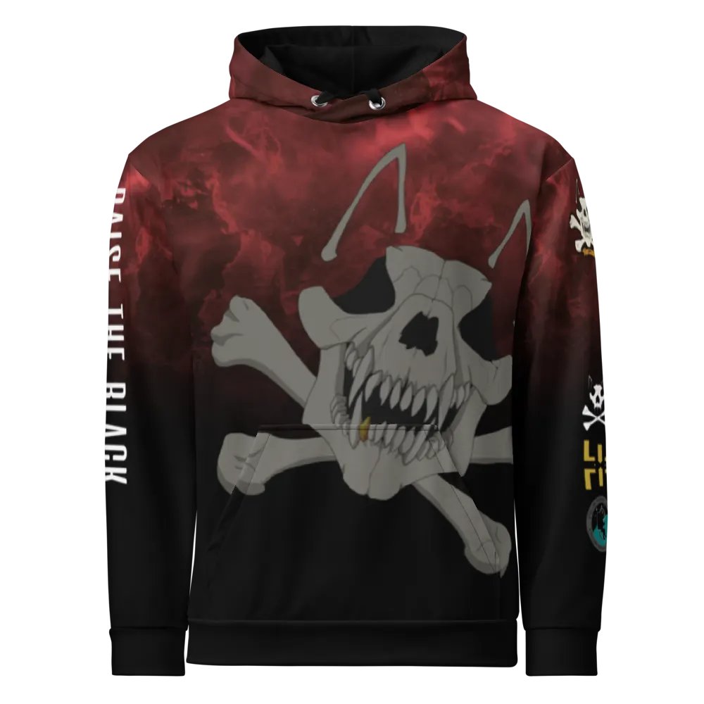 Mongrel Squad Straight Outta Klescher Red/Black Hoodie product image (1)