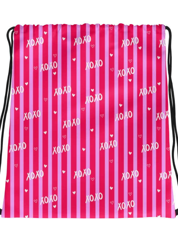 XOXO Blush Gym Drawstring Bag. product image (4)