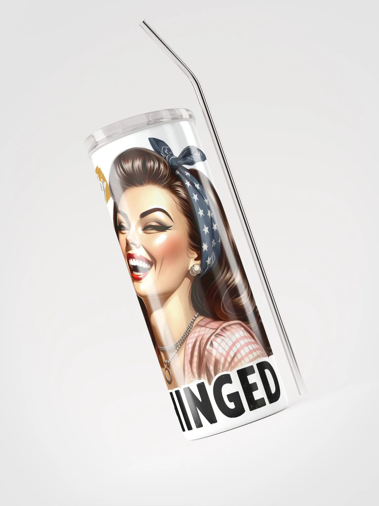 Completely Unhinged Stainless Steel Tumbler product image (3)