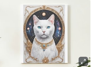 WHITE CAT ARTWORK DOWNLOAD product image (1)