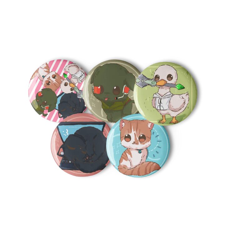 Homies animal pin set product image (2)