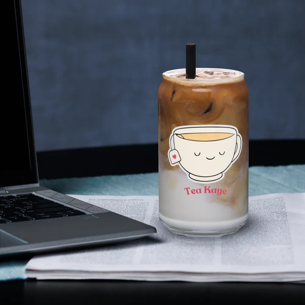 Tea Cup Iced Coffee Glass product image (3)