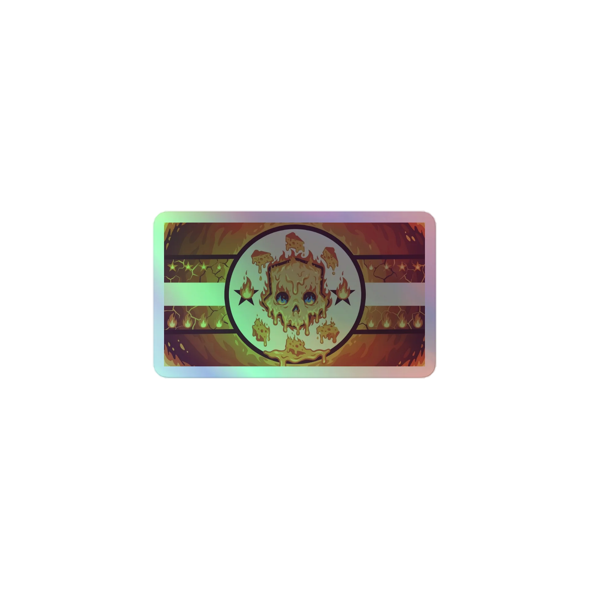 Holographic Pepperjack Flag Sticker product image (1)