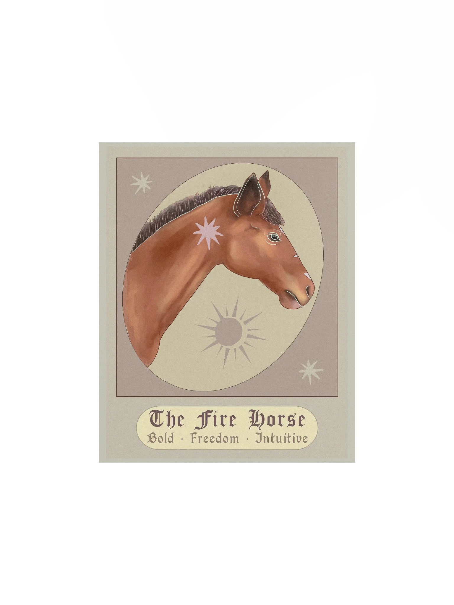 The Fire Horse Print - 2026 Chinese Astrology product image (1)