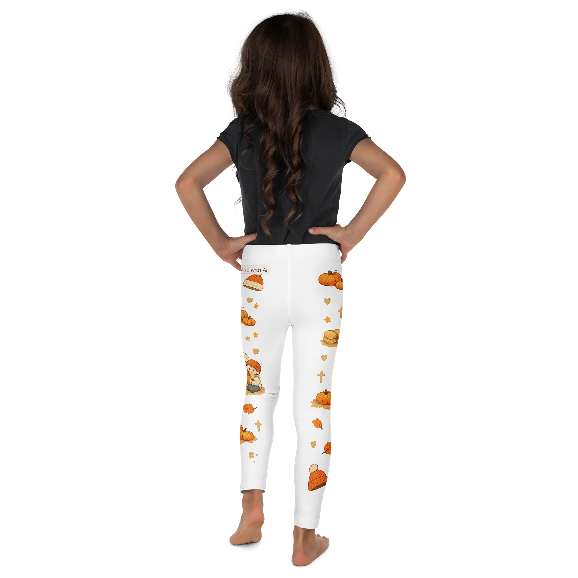 Cozy Autumn Kids All-Over Print Leggings product image (3)