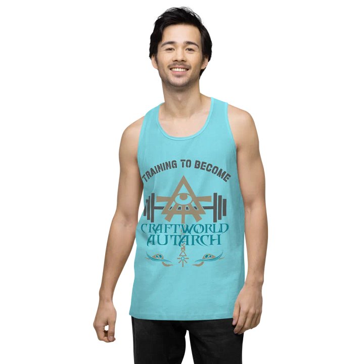 Training to Become Craftworld Autarch - Warhammer Aeldari Gym Tank top product image (2)