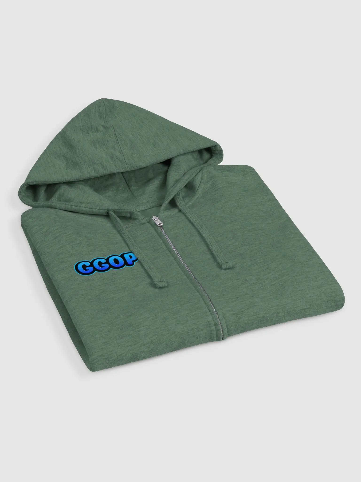 Blue GGOP Zip Up Hoodie product image (20)