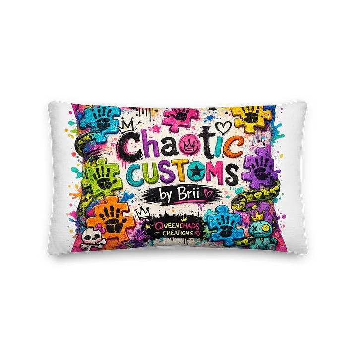 Chaotic Customs Color Splash Pillow product image (2)