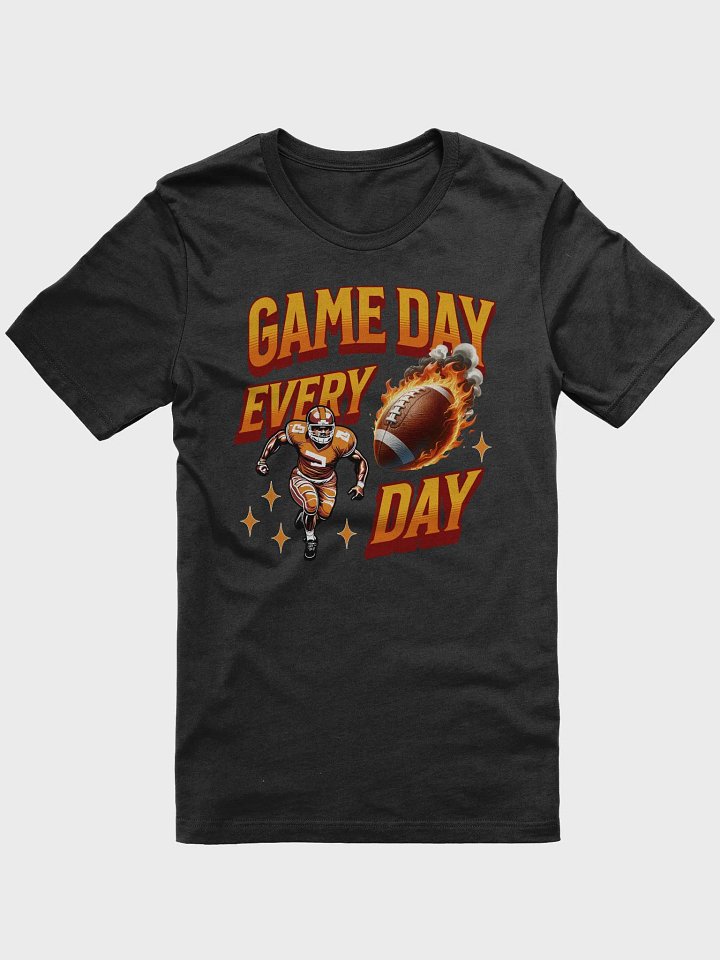 Game Day Every Day Football Flaming T-Shirt product image (1)