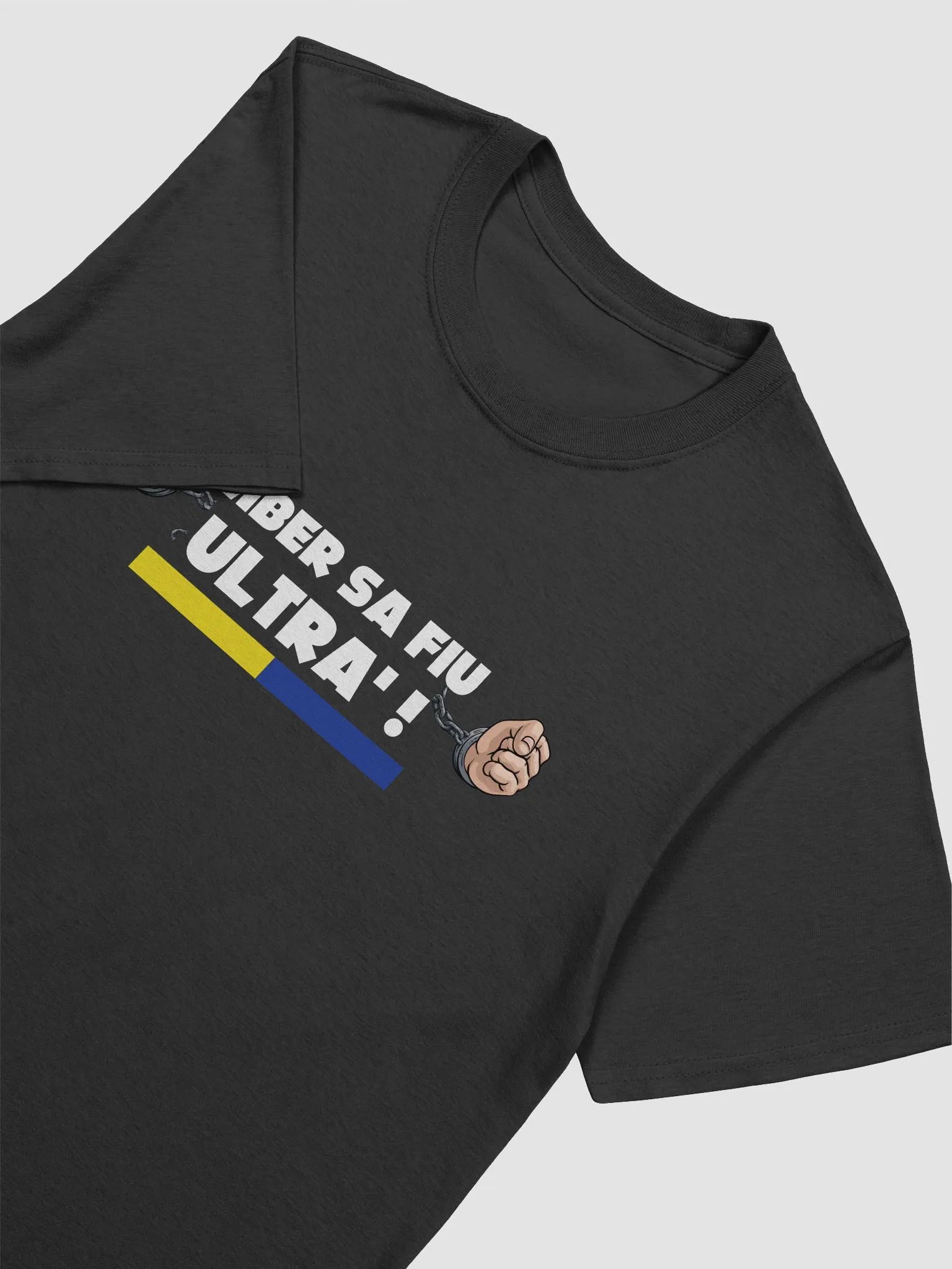 Tricou Liber să Fiu Ultra' || Galben și Albastru product image (3)