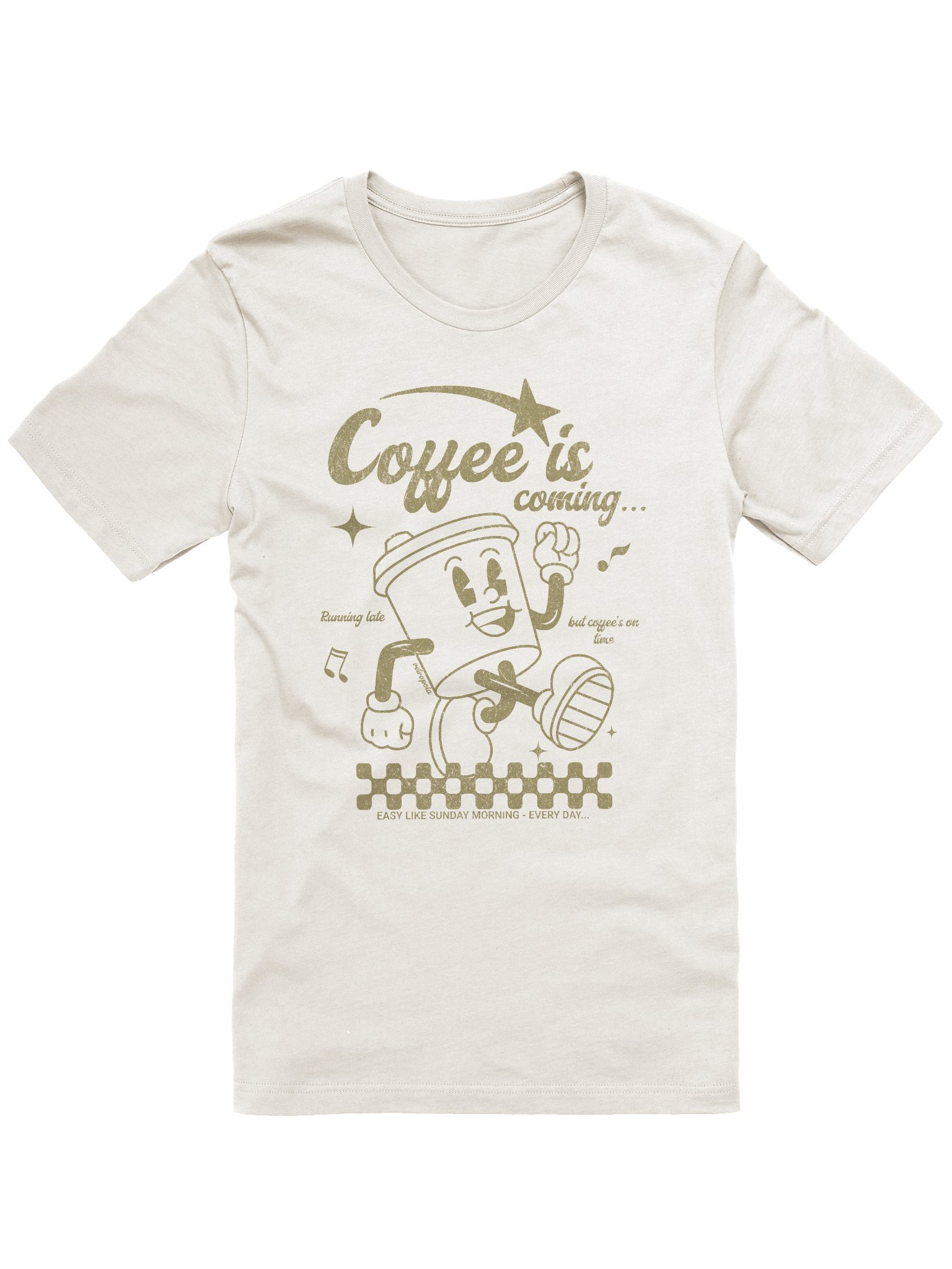 “Coffee Is Coming” - Retro Tee product image (1)
