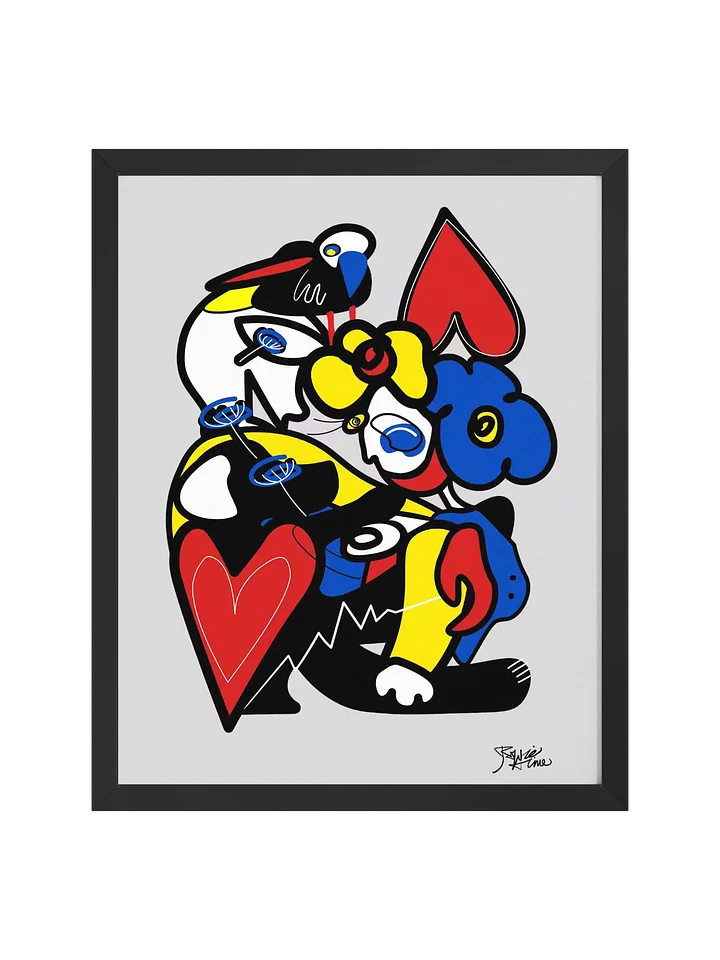 Framed Poster Wall Art: The beauty of loving a dog product image (1)