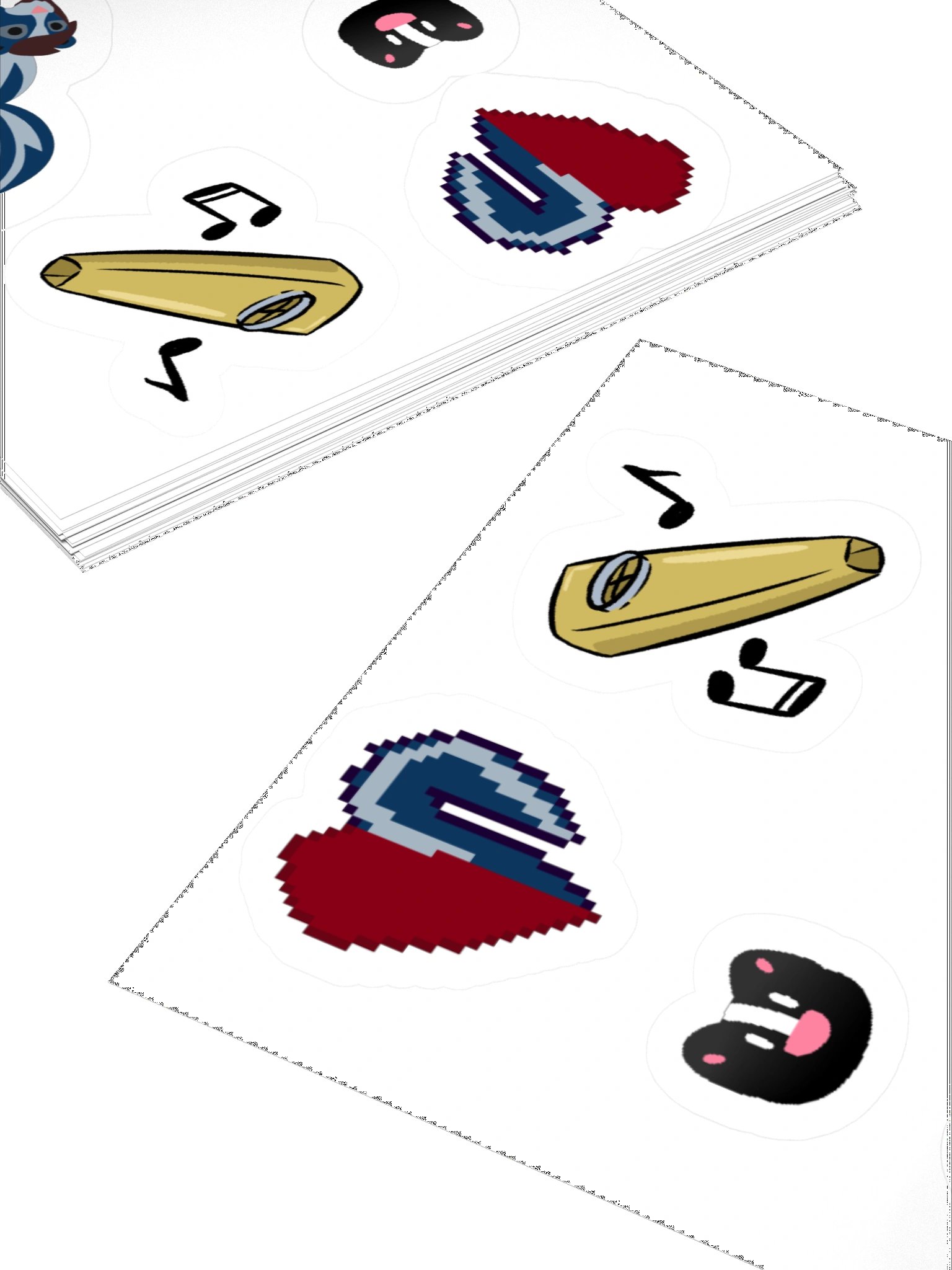 WPGN Skunk Kiss Cut Sticker Pack product image (4)
