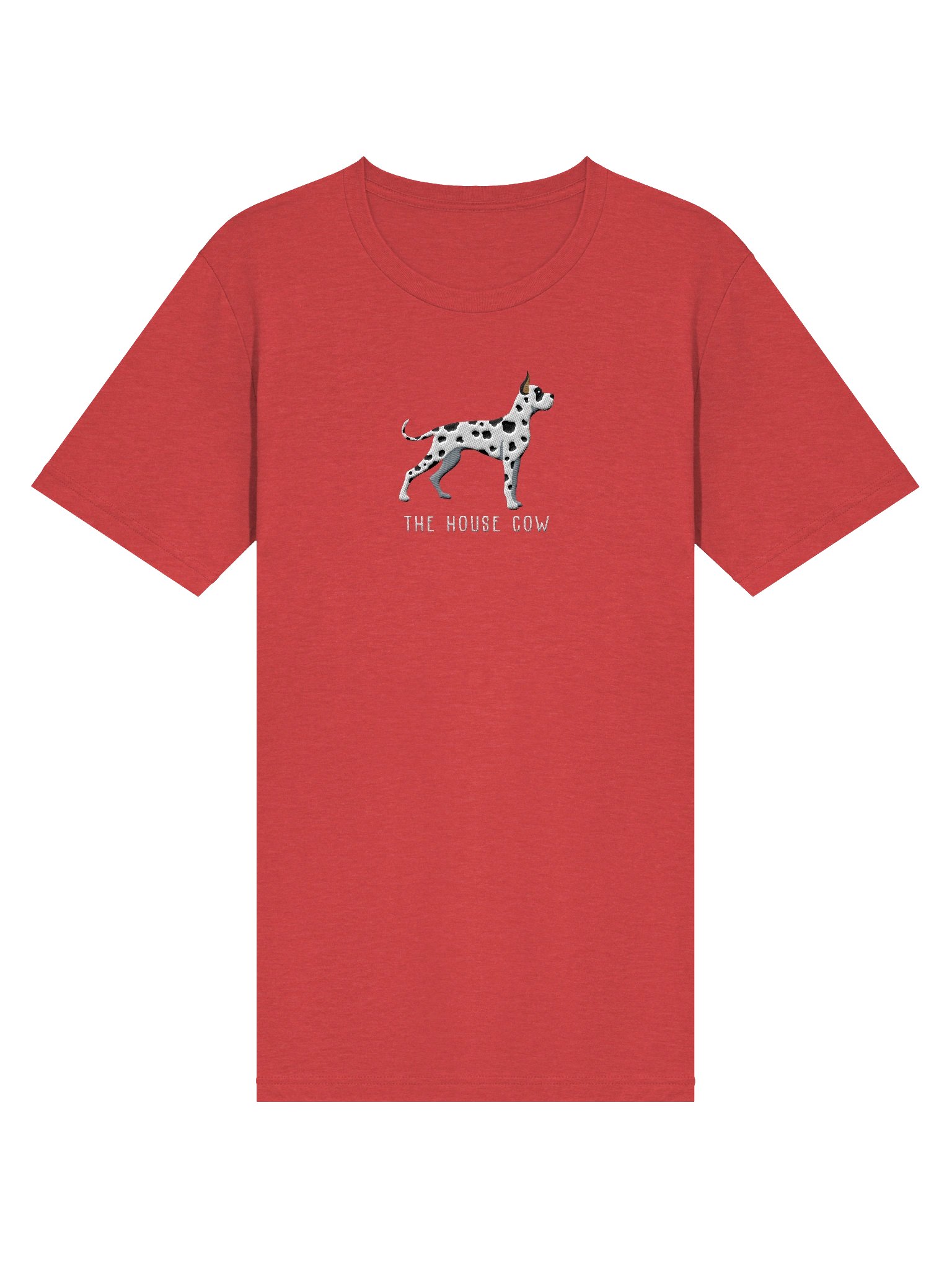 The House Cow T-Shirt(Embroidered) of a Great Dane(Harlequin, Cropped Ears) product image (51)