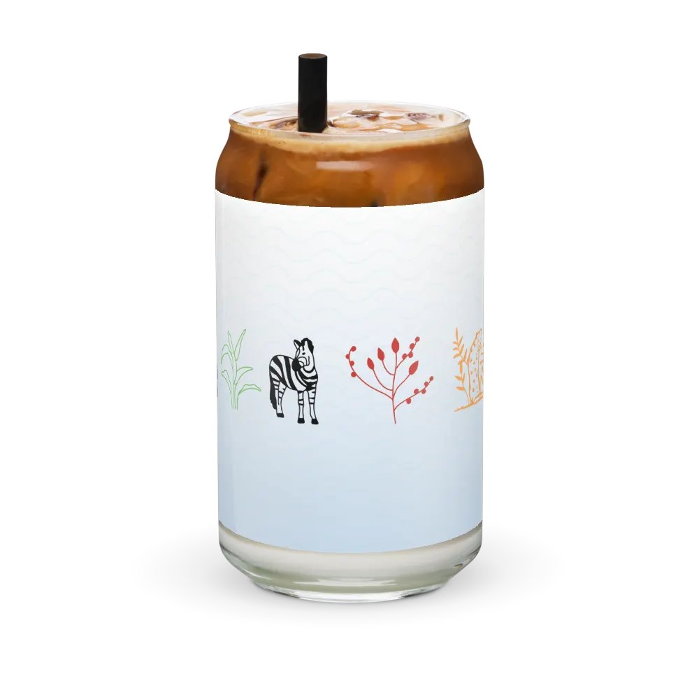 Savanna Serenity Can-Shaped Glass product image (12)