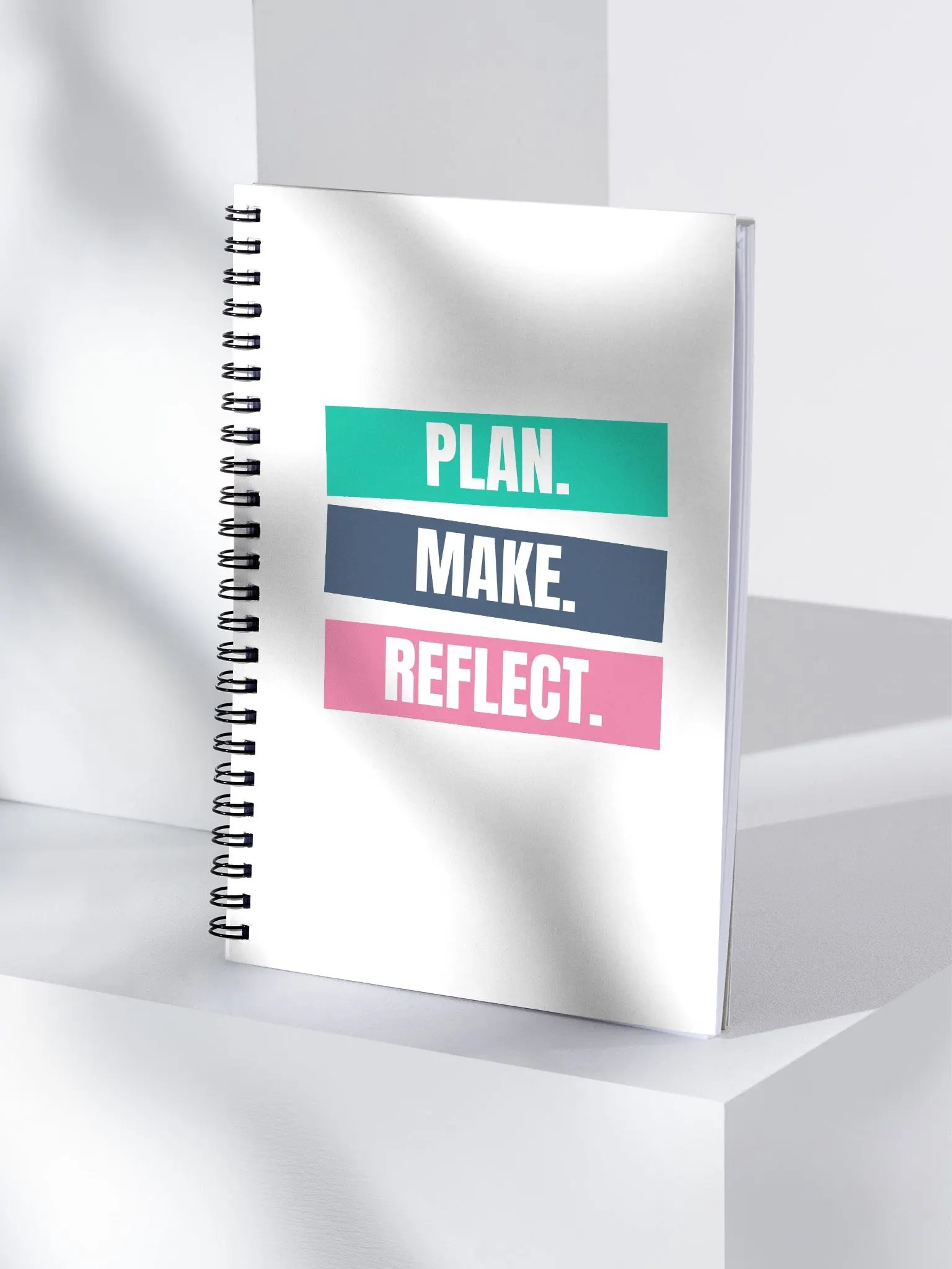 PLAN. MAKE. REFLECT. Notebook product image (4)