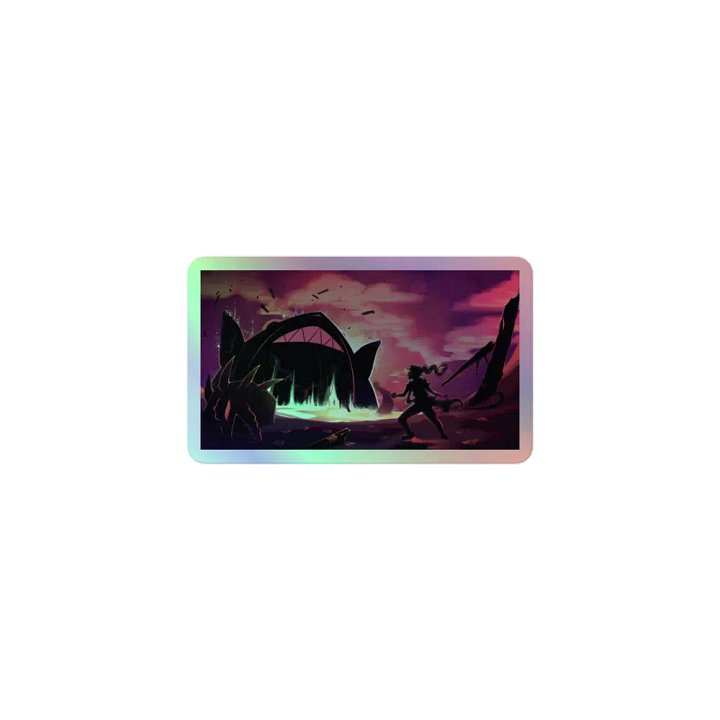 Attack On Longship Holo Sticker product image (1)