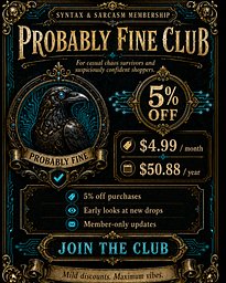 Probably Fine Club