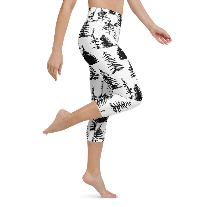 Forest Scatter All-Over Print Yoga Capri Leggings product image (1)
