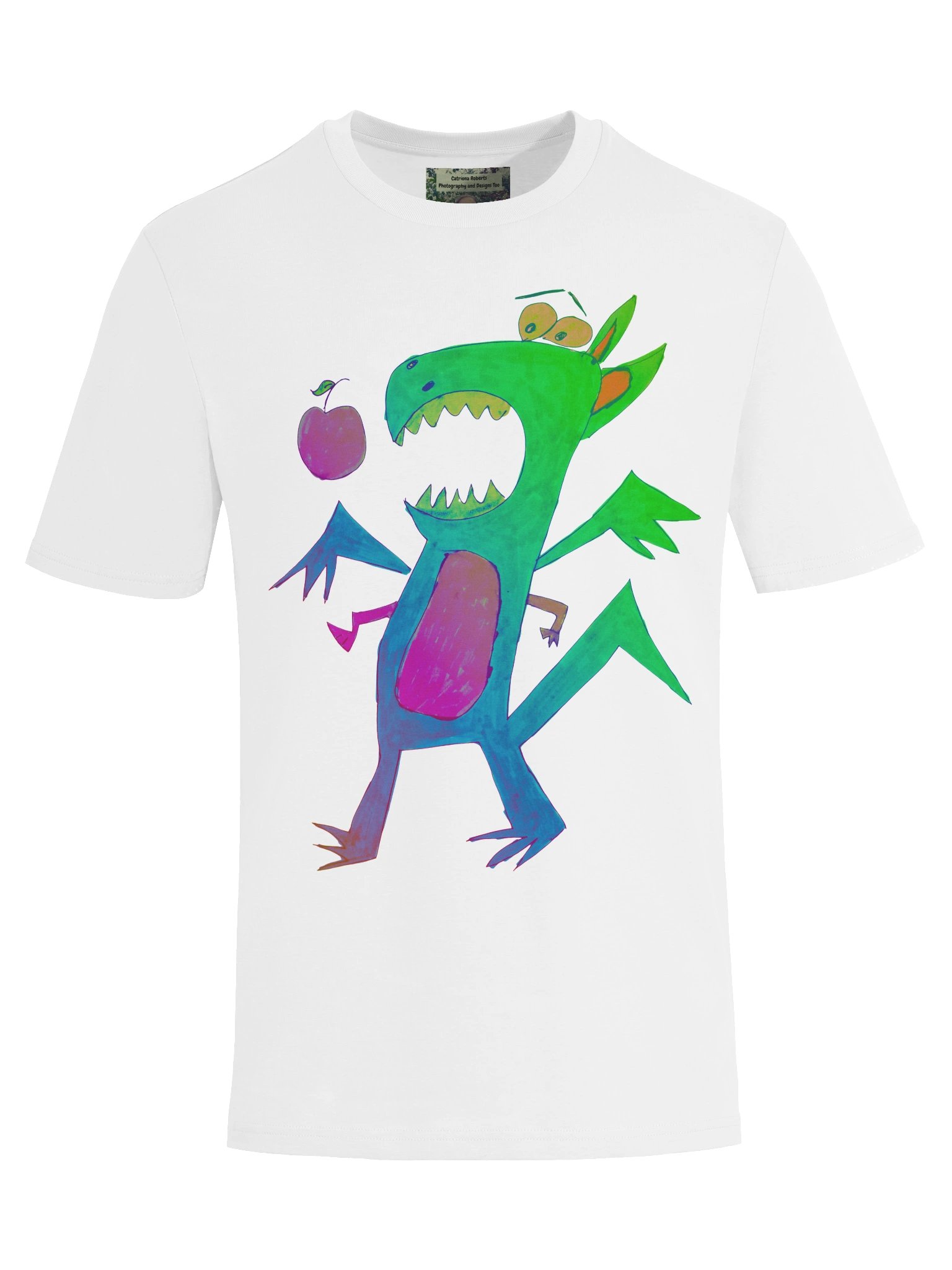 Abstract Apple Dragon Organic Tee product image (8)