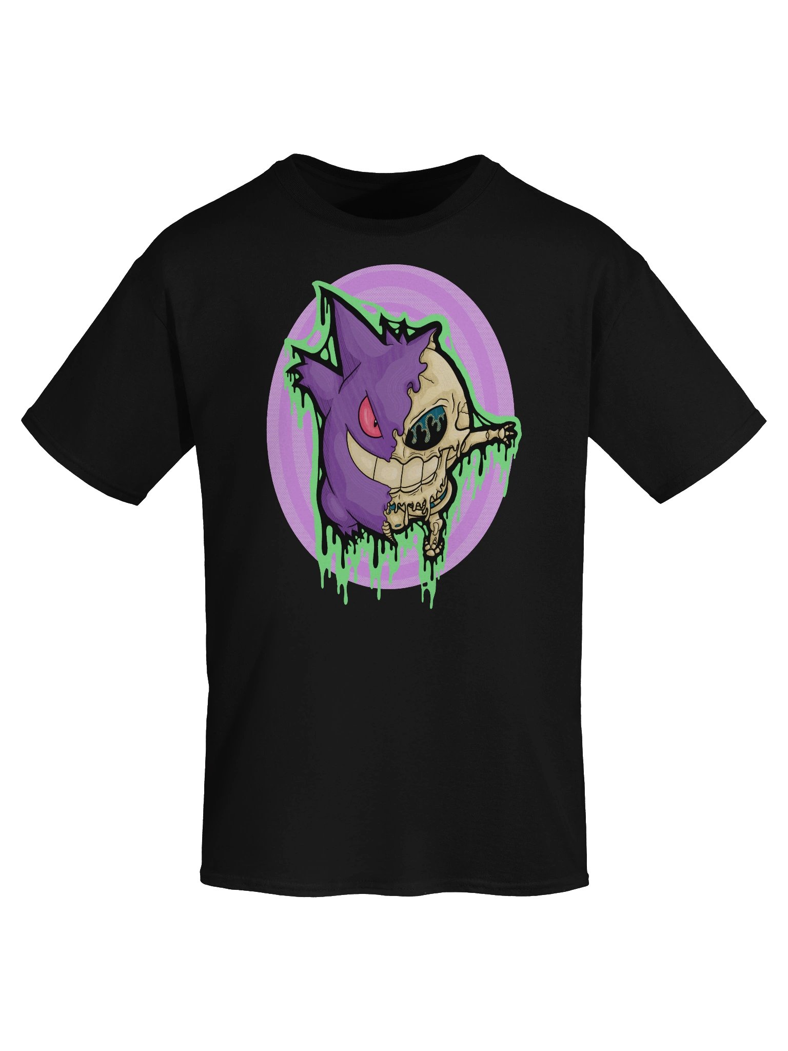 Drippy Purple Shadow Monster Ghost Tee product image (5)