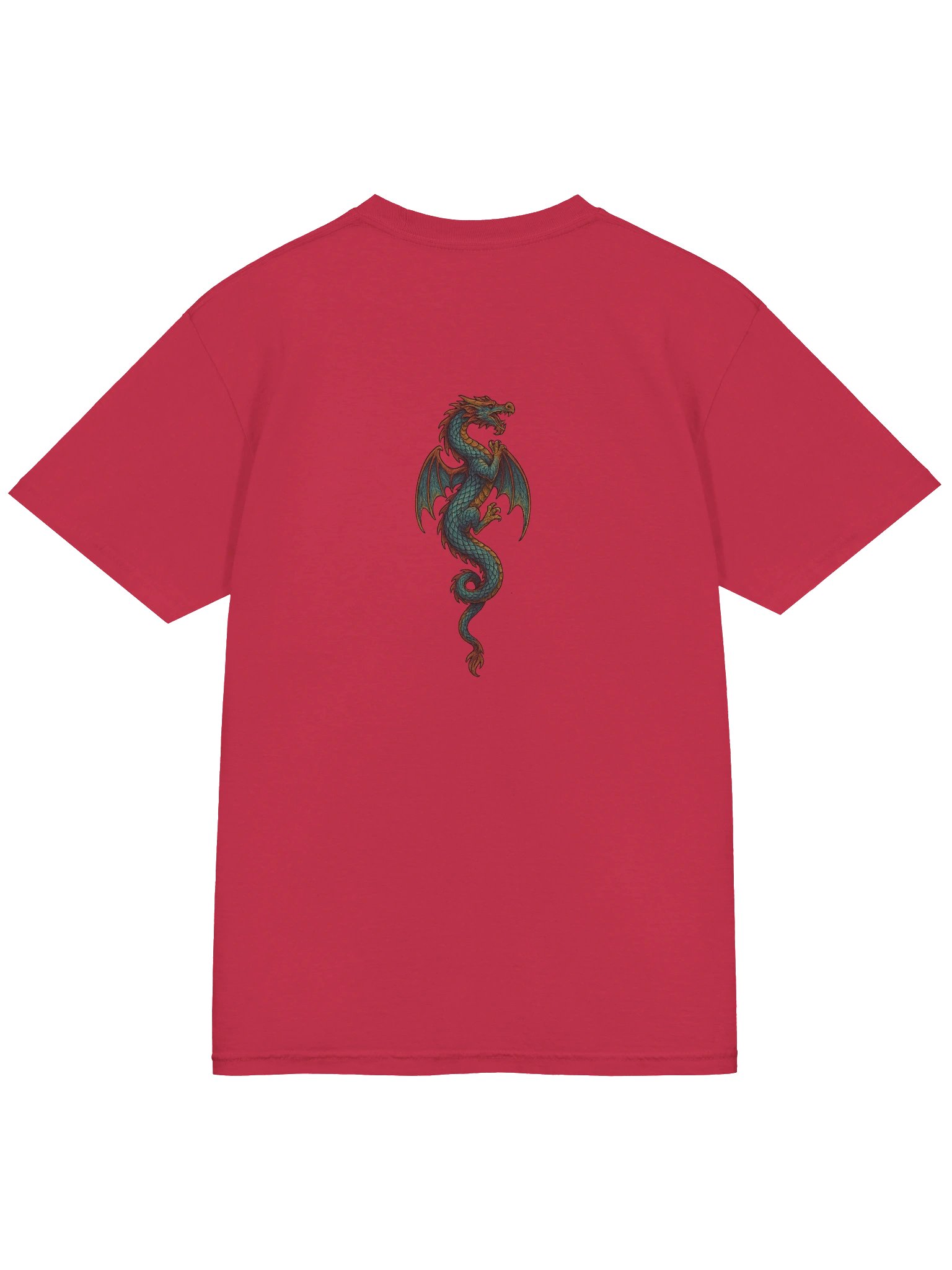 🐉 Double-Sided Dragon – Flame Carrier Tee Front-facing power. Backward flame. All memory. product image (105)