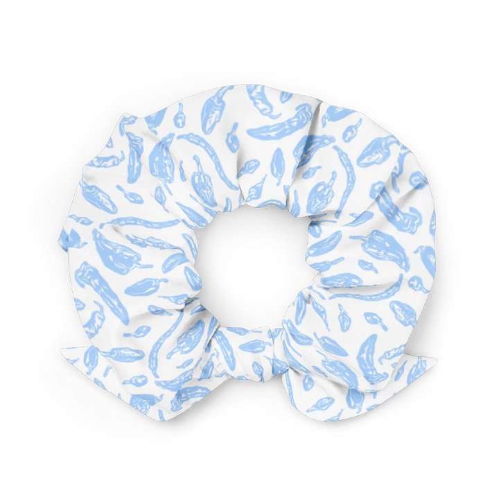 Pep Scrunchie in Blue n' white product image (2)