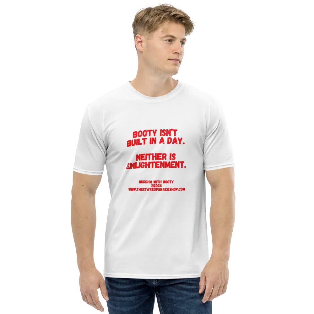 BUDDHA WITH BOOTY TEES 4 U - “Booty isn’t built in a day. Neither is enlightenment.” product image (1)