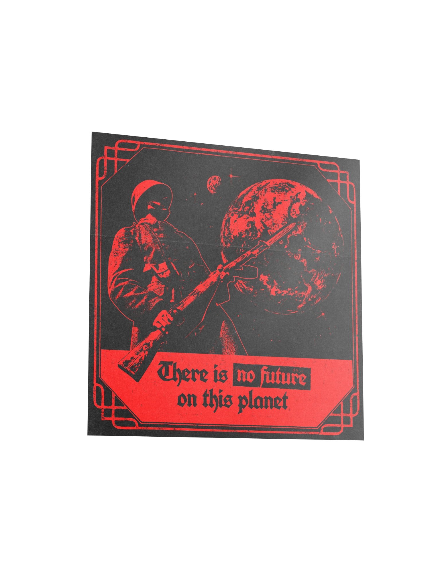 NO FUTURE POSTER RED product image (11)