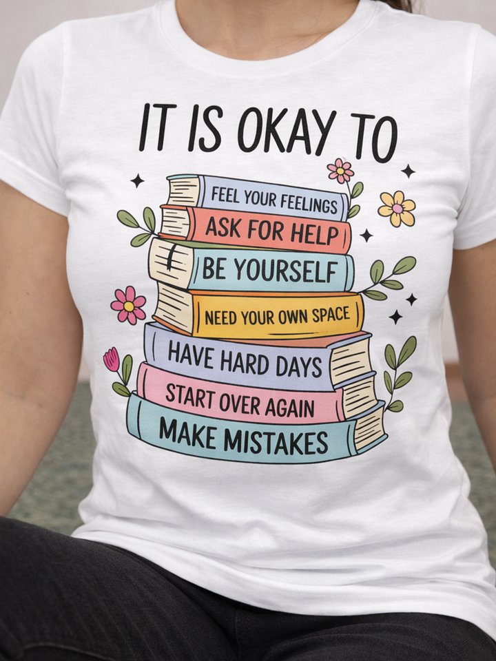 It Is Okay To Feel Your Feelings Unisex T-Shirt product image (2)