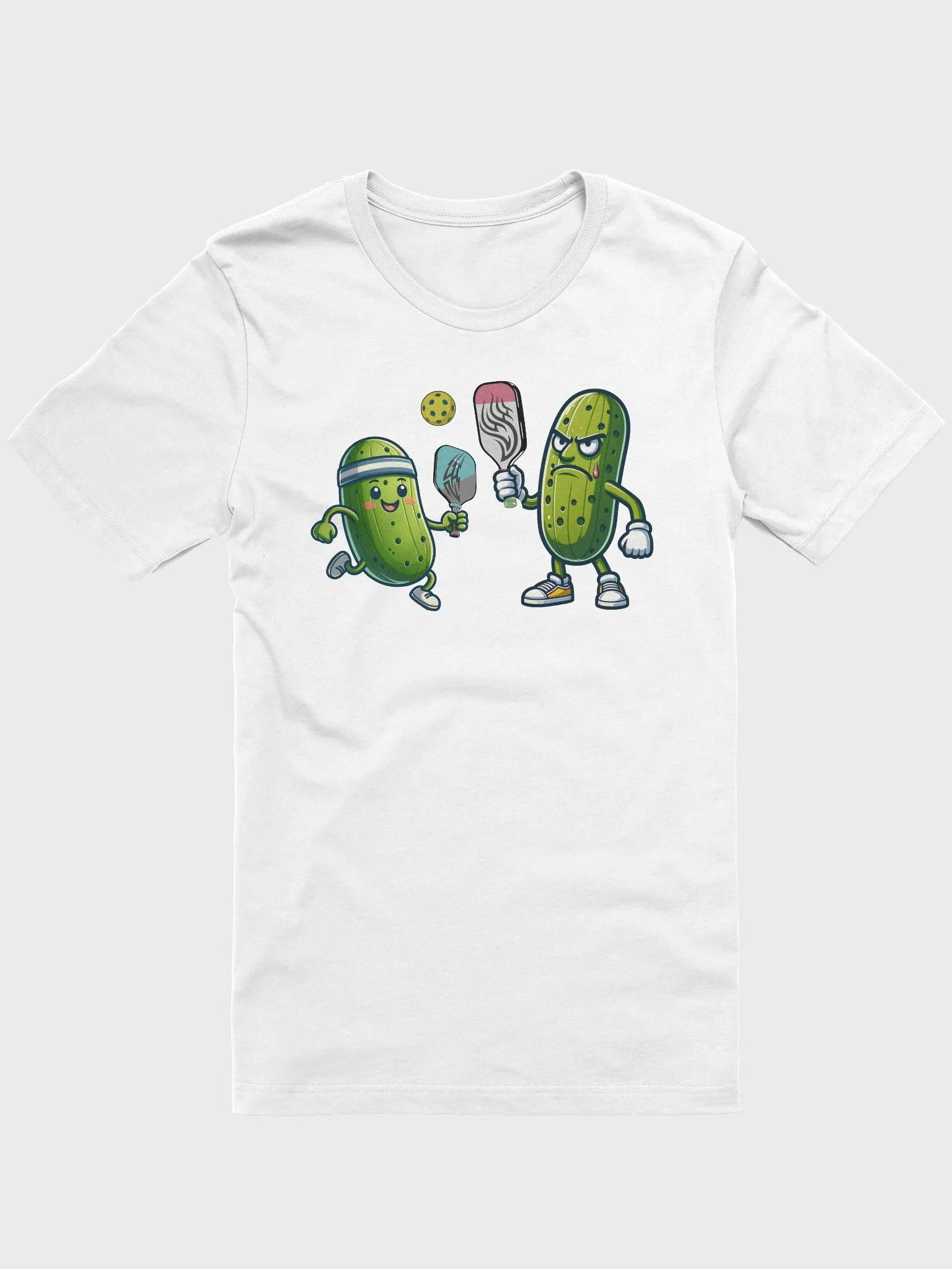 Pickleball Battle Whimsical Tee product image (1)