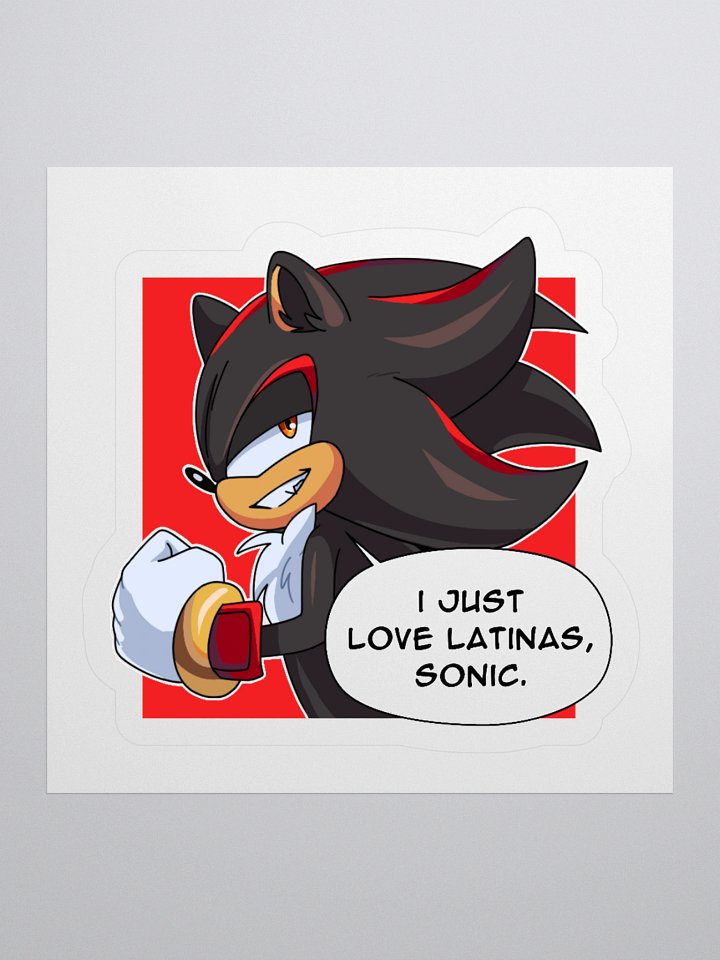 Shadow I Love Latinas Sticker product image (1)
