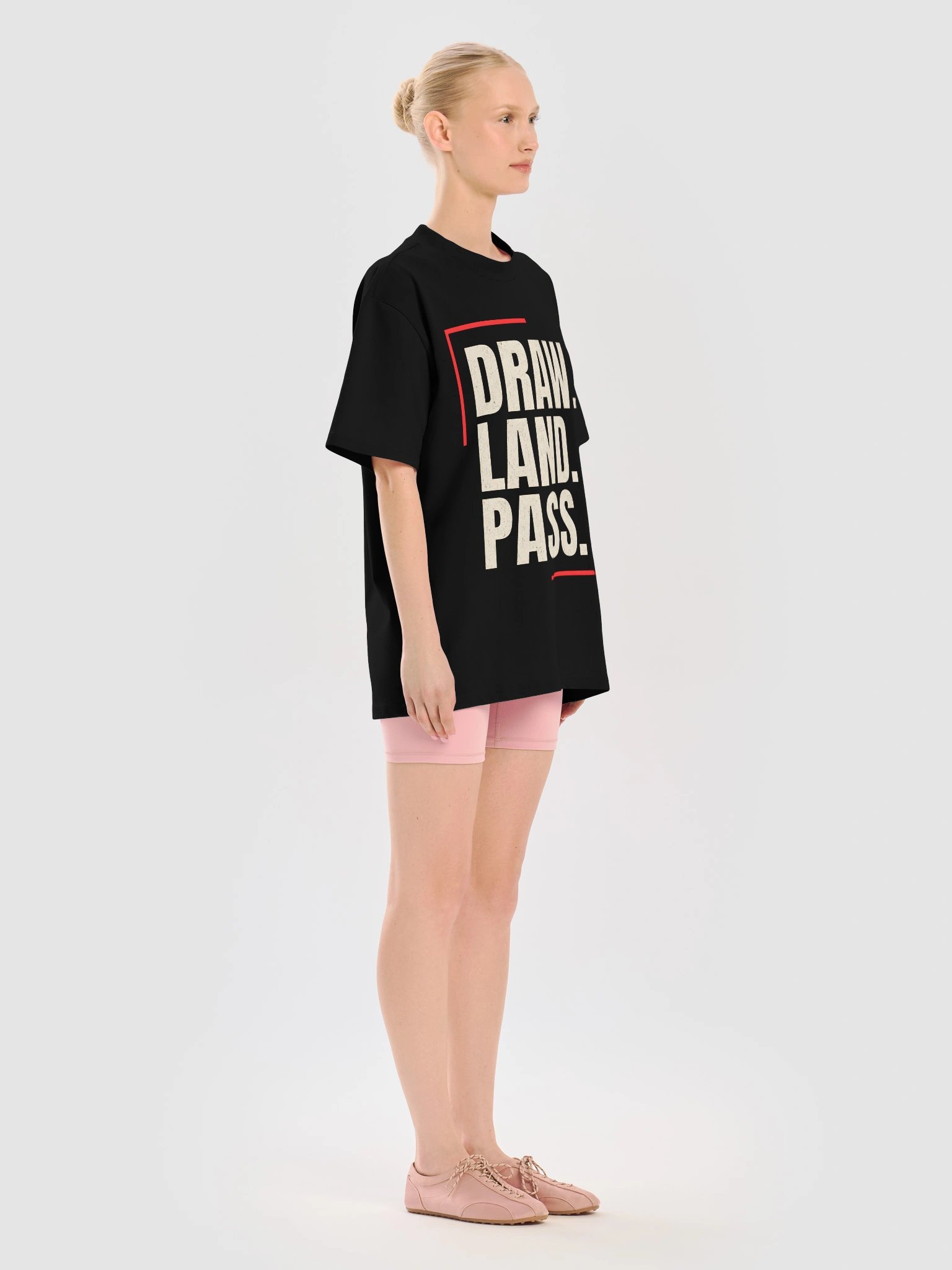 DRAW. LAND. PASS. — Heavyweight Commander Tee product image (11)