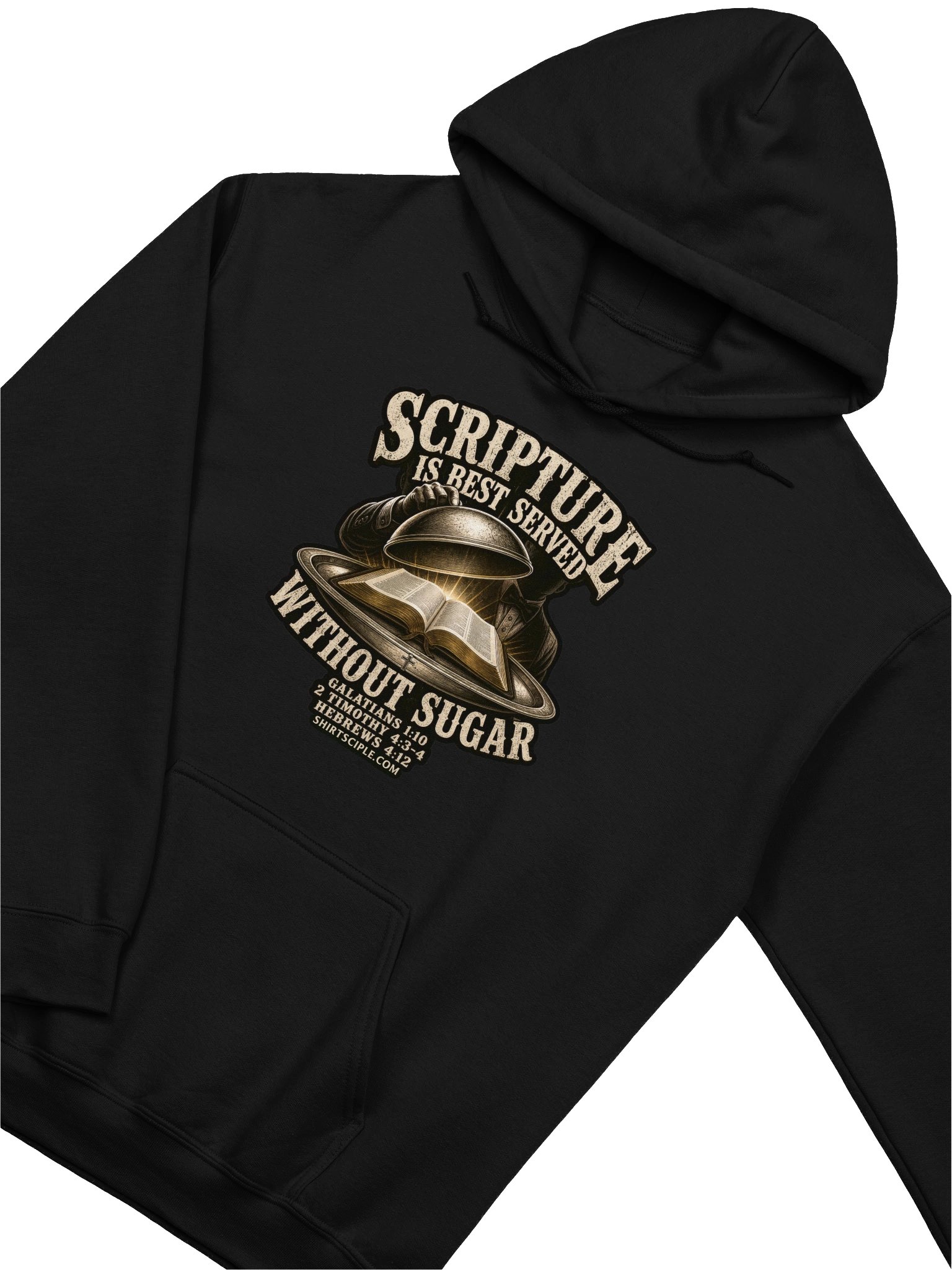 Scripture Is Best Served Without Sugar Hoodie product image (3)
