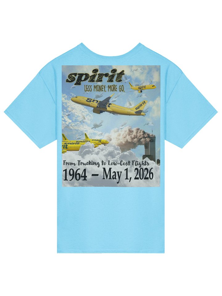 NEVER FORGET SPIRIT AIRLINES 🙏🏾🕊️✨ — T-SHIRT (LIGHT + FULL) product image (62)