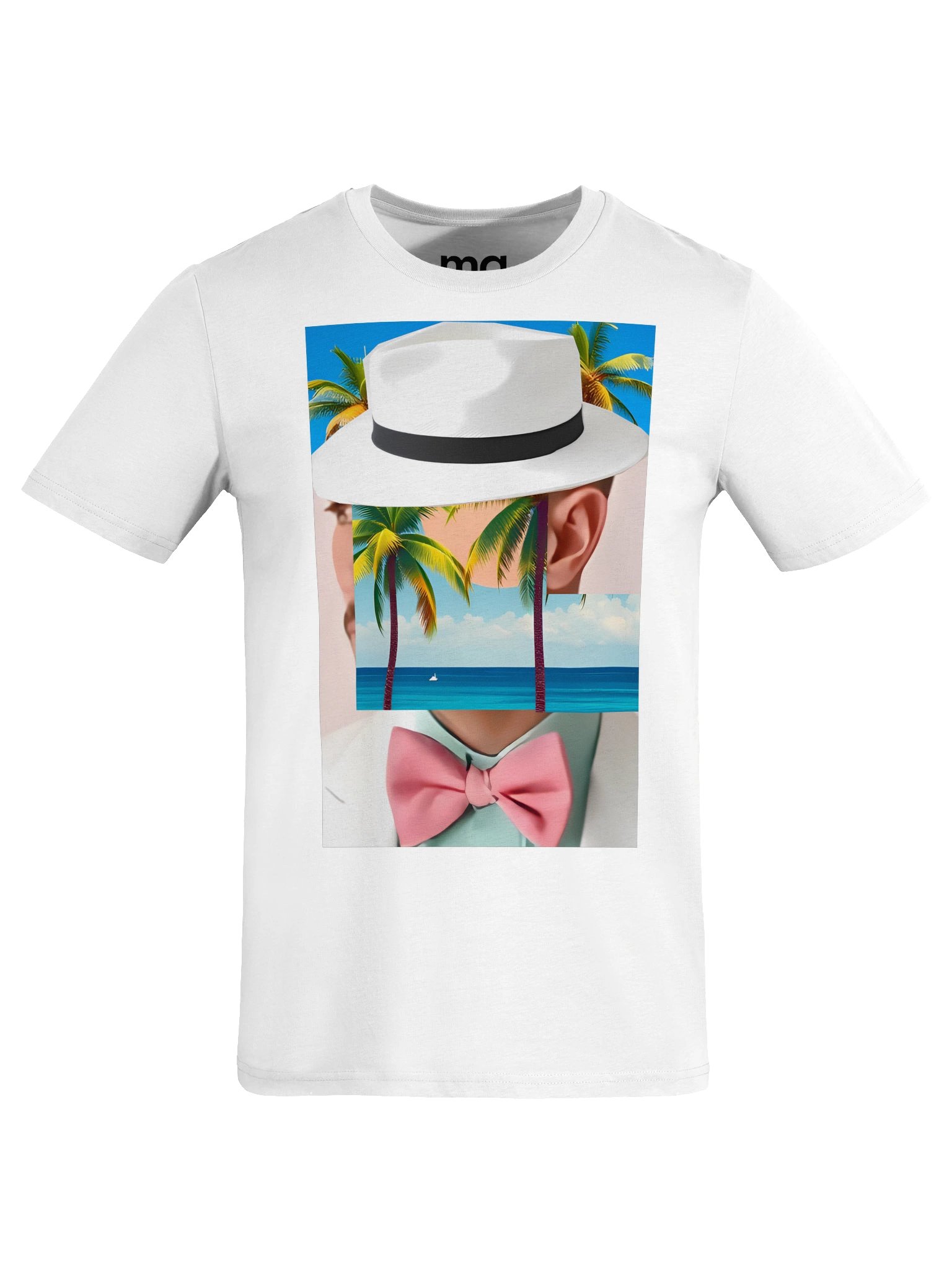 Man From The South // T-shirt white product image (7)