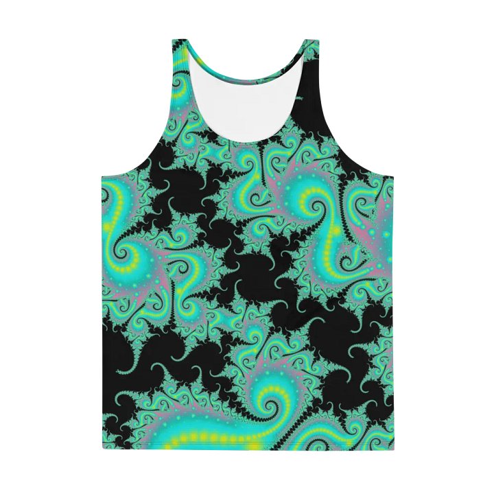 Fractal Men's Tank Top - Candyfloss Confection product image (2)
