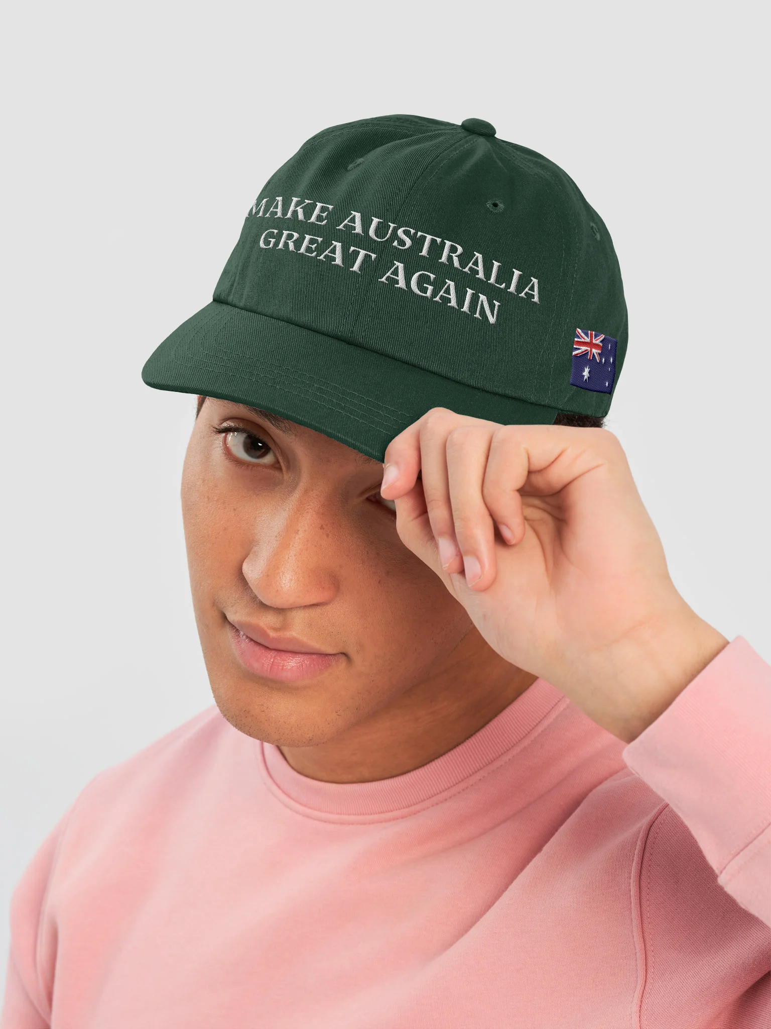 Make Australia Great Again Embroidery Baseball Hat, With Australia Flag product image (1)