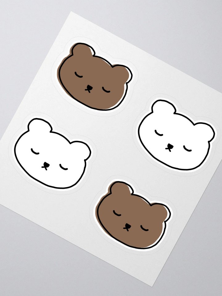 Sleepy Bear Stickers product image (2)