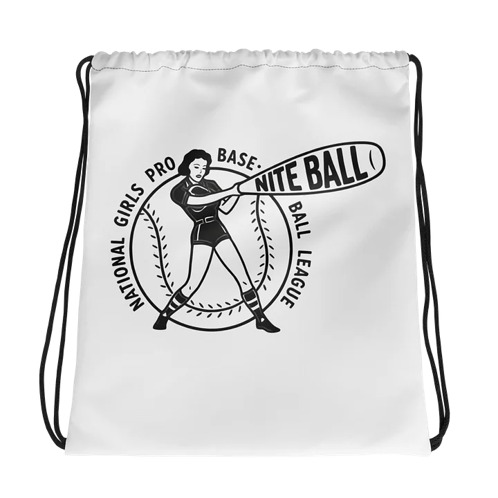 NGBL Legacy Collection Original Nite Ball Logo All-Over Print Drawstring Bag product image (1)