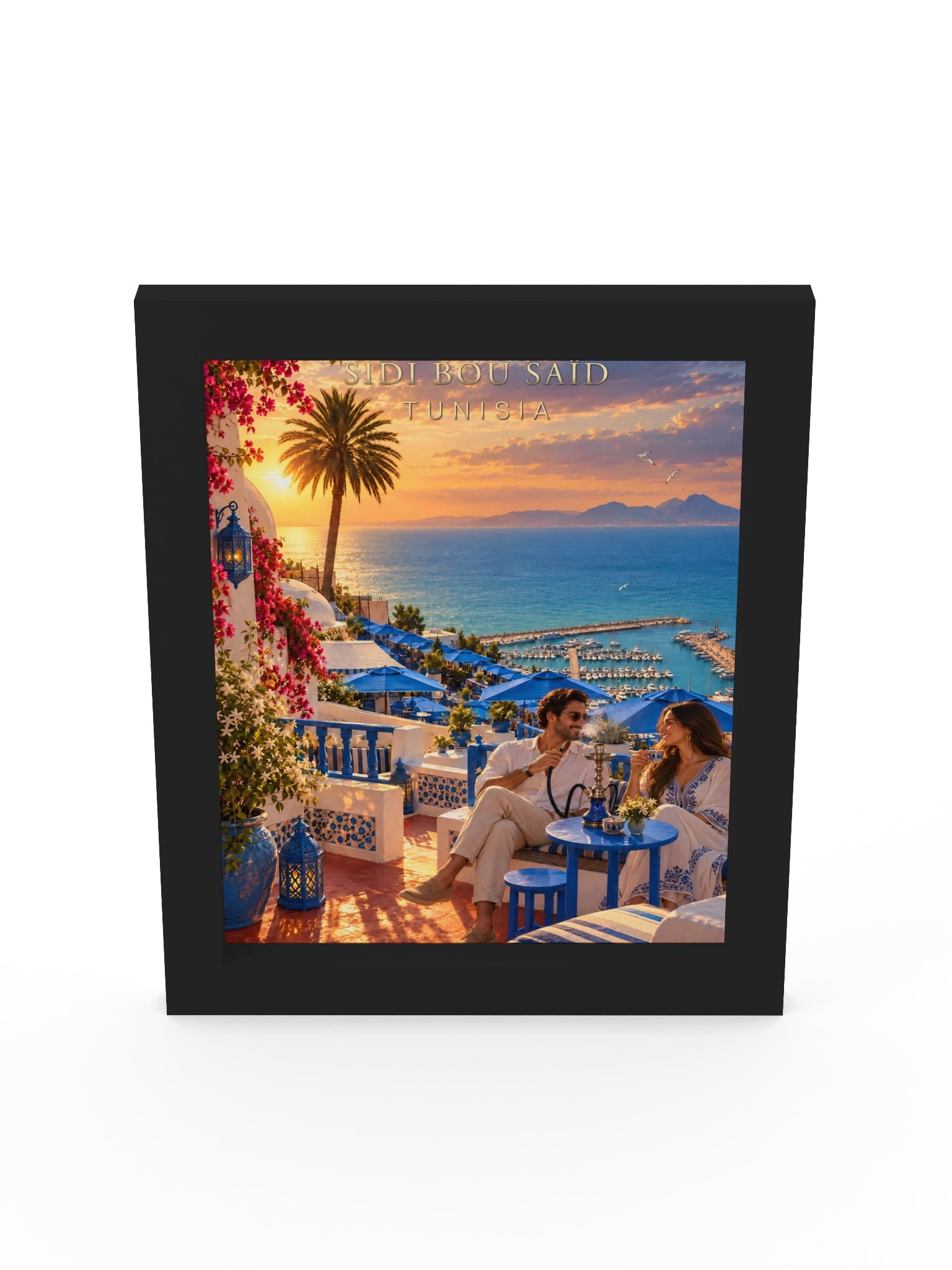 Sidi Bou Saïd Tunisia - Framed Art Print product image (5)