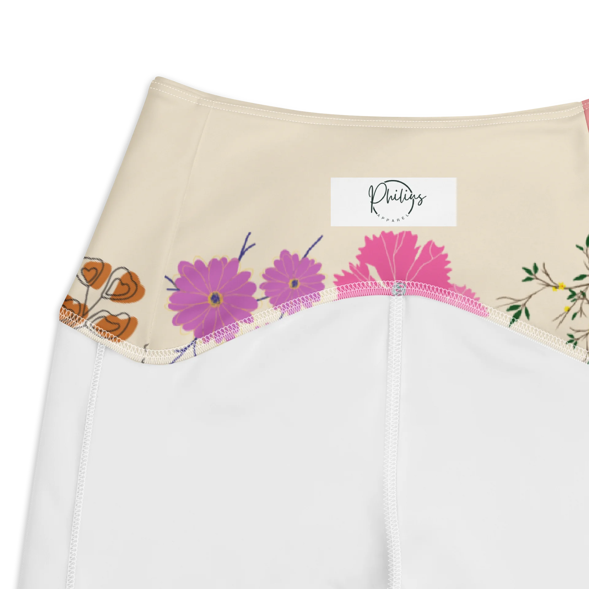 'PHILIUS' Floral Fusion Crossover Leggings product image (3)